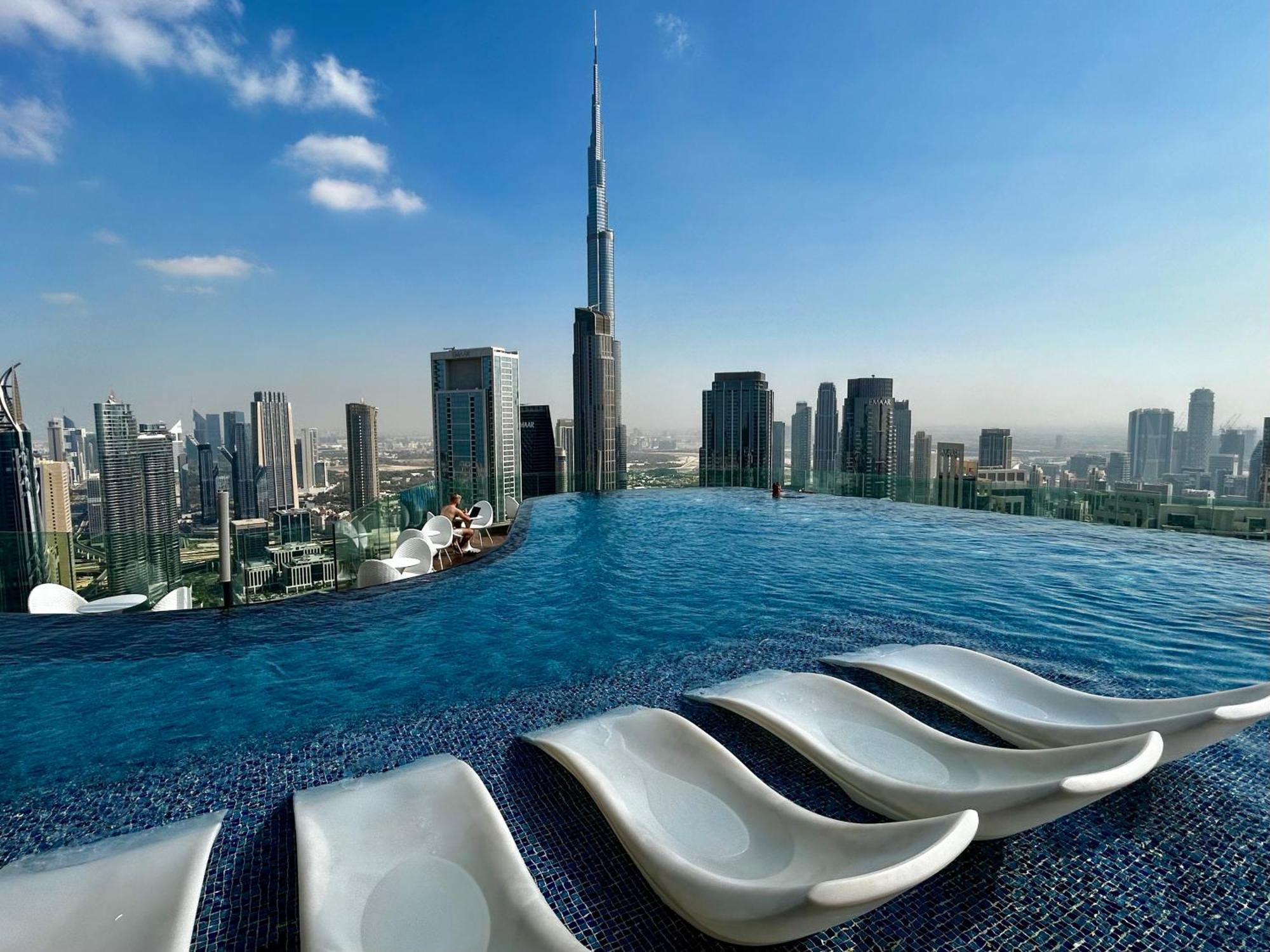 Ferienwohnung Burj Khalifa Views 2Br With Infinity Pool Downtown Dubai Exterior foto